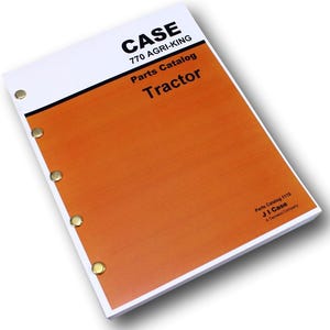 Case 770 Agri-King Traktor Teile Handbuch Katalog Explosionszeichnungen Numbers
