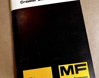 Massey Ferguson Mf D700C D 700 C Crawler Dozer Operators Manual Owners Book