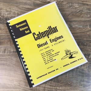 Engine Service Manual For Caterpillar D318 Industrial Crawler Tractor Book