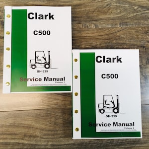 Clark C500-H40 C500-H45 Heftruckservicereparatiewerkplaatshandleiding C500H40 C500H45