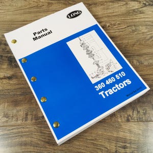Lange 445 445Dt 445V 460Sd Traktor Teile Katalog Handbuch Buch Explosionszeichnungen