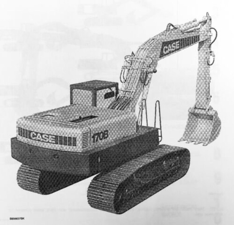 Exploded Racetrack Case 170B Crawler Track Excavator Parts Manual Catalog Exploded Views ...
