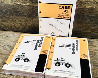 Case 621 Articulated Wheel Loader Service And Parts Catalog Manuals Repair Shop