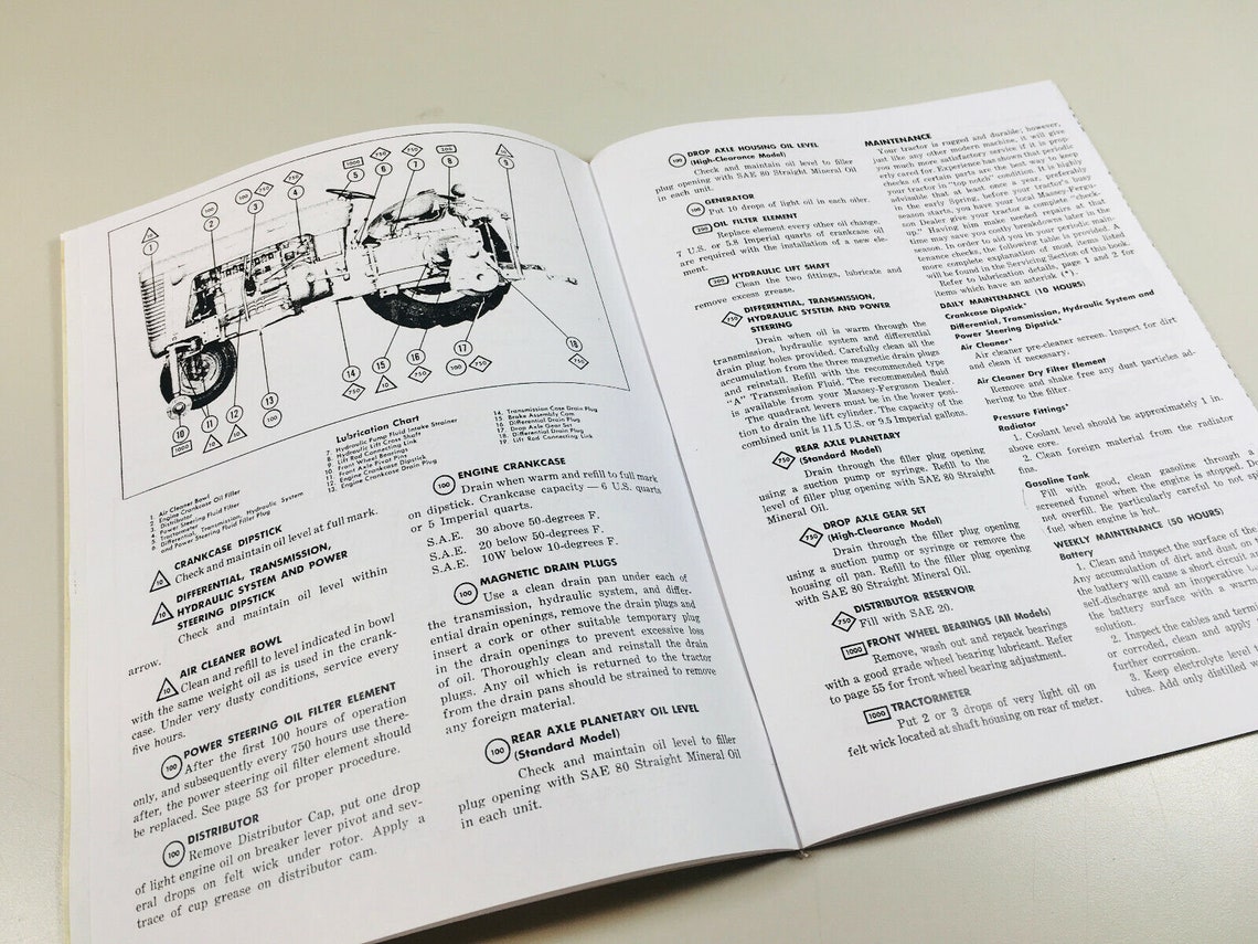 Massey Ferguson MF 1085 Tractor – Owner's Operator Manual – Brand New