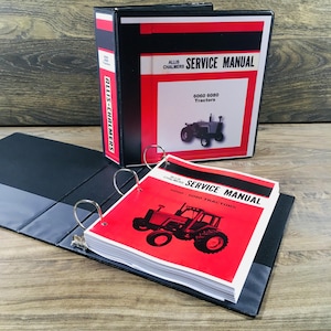 Allis Chalmers 6060 6080 Tractor Service Manual Repair Shop Technical Book Ac