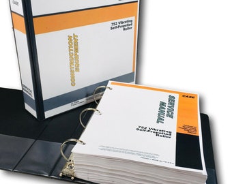 Case 752 Roller Deutz Engine Service Technical Manual Repair Shop In Binder
