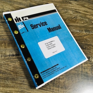 Service Repair Manual for International Farmall Cub & Cub Lo-Boy Tractor Shop IH IHC 224 Pages Step-By-Step Instructions to Fix and Overhaul