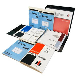 International 464 Gas Tractor Service Parts Operators Manual Set Repair C-175 Ih