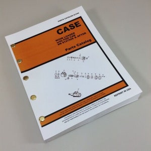 J I Case W20B Loader With Pod Cab Sn 9127506 & Up Parts Catalog Manual A1344