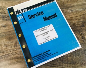 International Td-7 Series E Td-7E Crawler Dozer Service Repair Shop Manual 0-9500