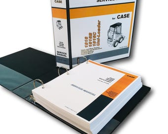 Case 1816 1816B 1816C Uni-Loaders Service Technical Manual Repair Shop In Binder