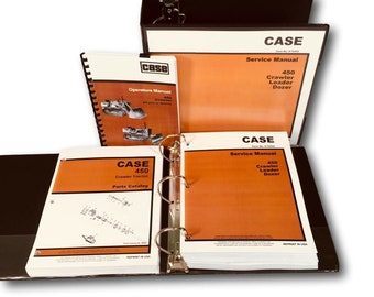 Case 450 Crawler Dozer Loader Operators Parts Service Manual 188 Diesel Engine SN Before -3038436