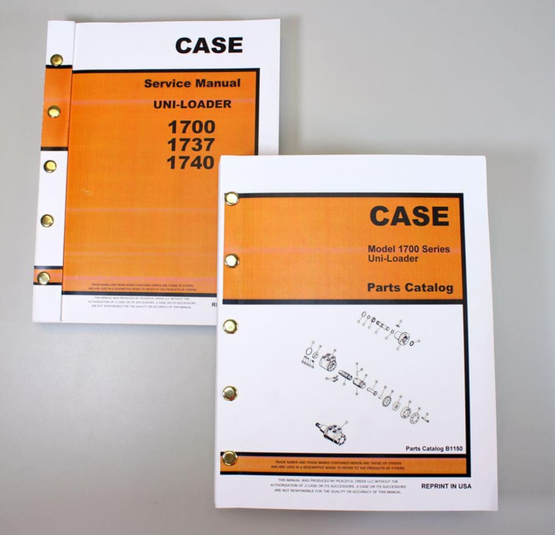 Set Case 1700 1737 1740 Uni-Loader Kompaktlader Service