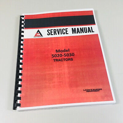 Allis Chalmers 5020 5030 Tractor Service Repair Manual & Parts Catalog – Shop Set
