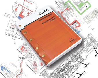 Case 530 531 540 541 Tractor Service Repair Manual Shop Book Overhaul Technical