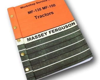 Massey Ferguson Mf 135 150 Tractor Service Repair Shop Manual Technical Workshop