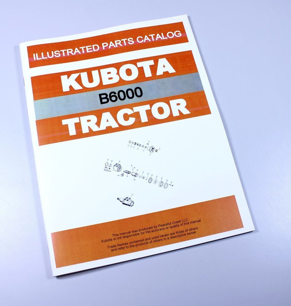Kubota B6000 B6000E B6000D Tractor Parts Assembly Manual Etsy