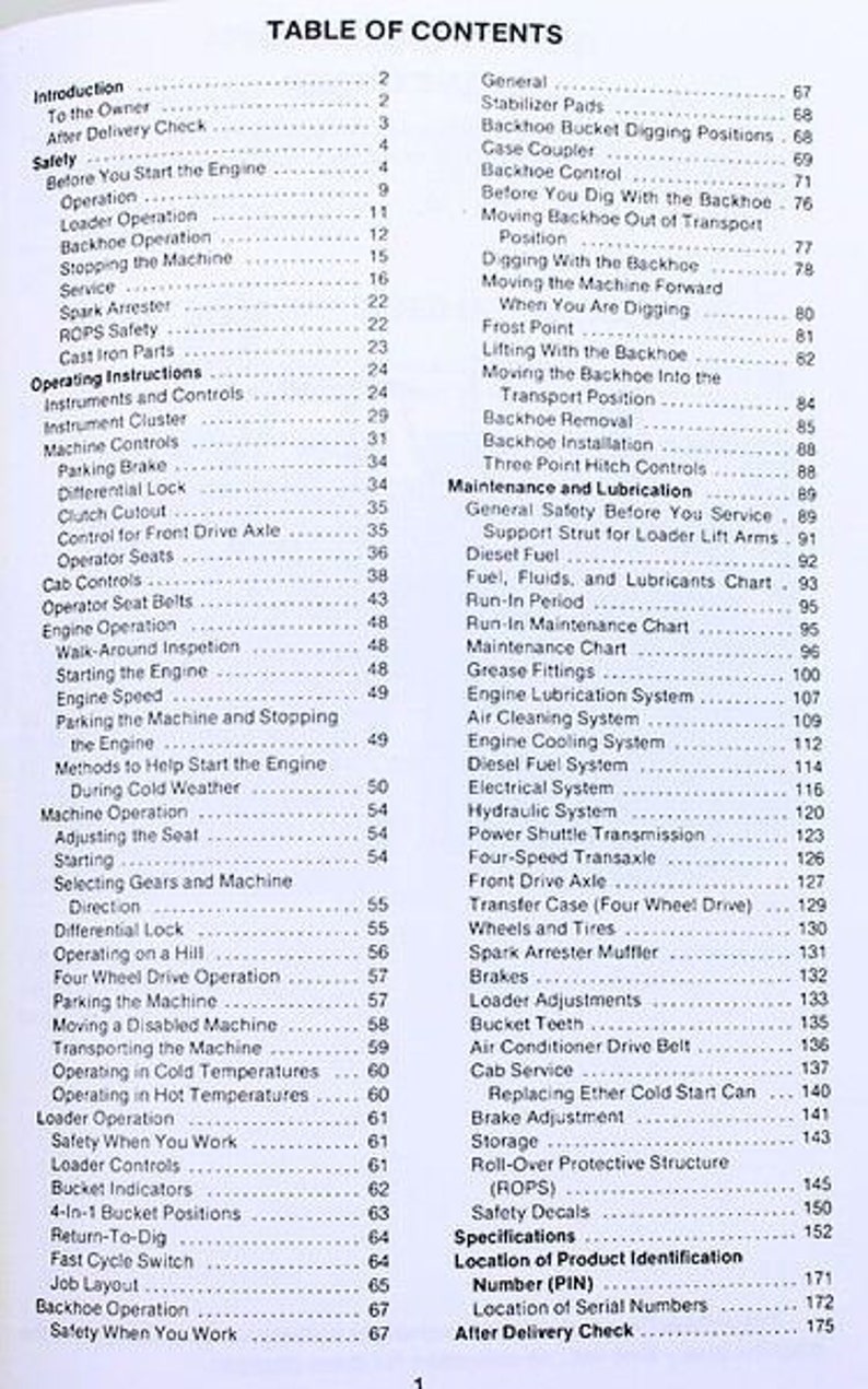 Case 580E 580se 580 Super E Loader Backhoe Service Parts Operators