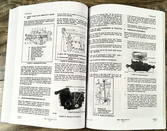 Allis Chalmers 6060 & 6080 Tractor Service Repair Manual - Full Shop Guide