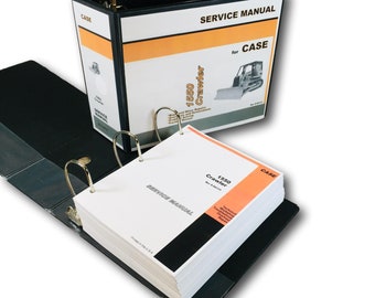 Case 1550 Crawler Dozer Service Manuale tecnico Officina di riparazione Libro Bulldozer Tech