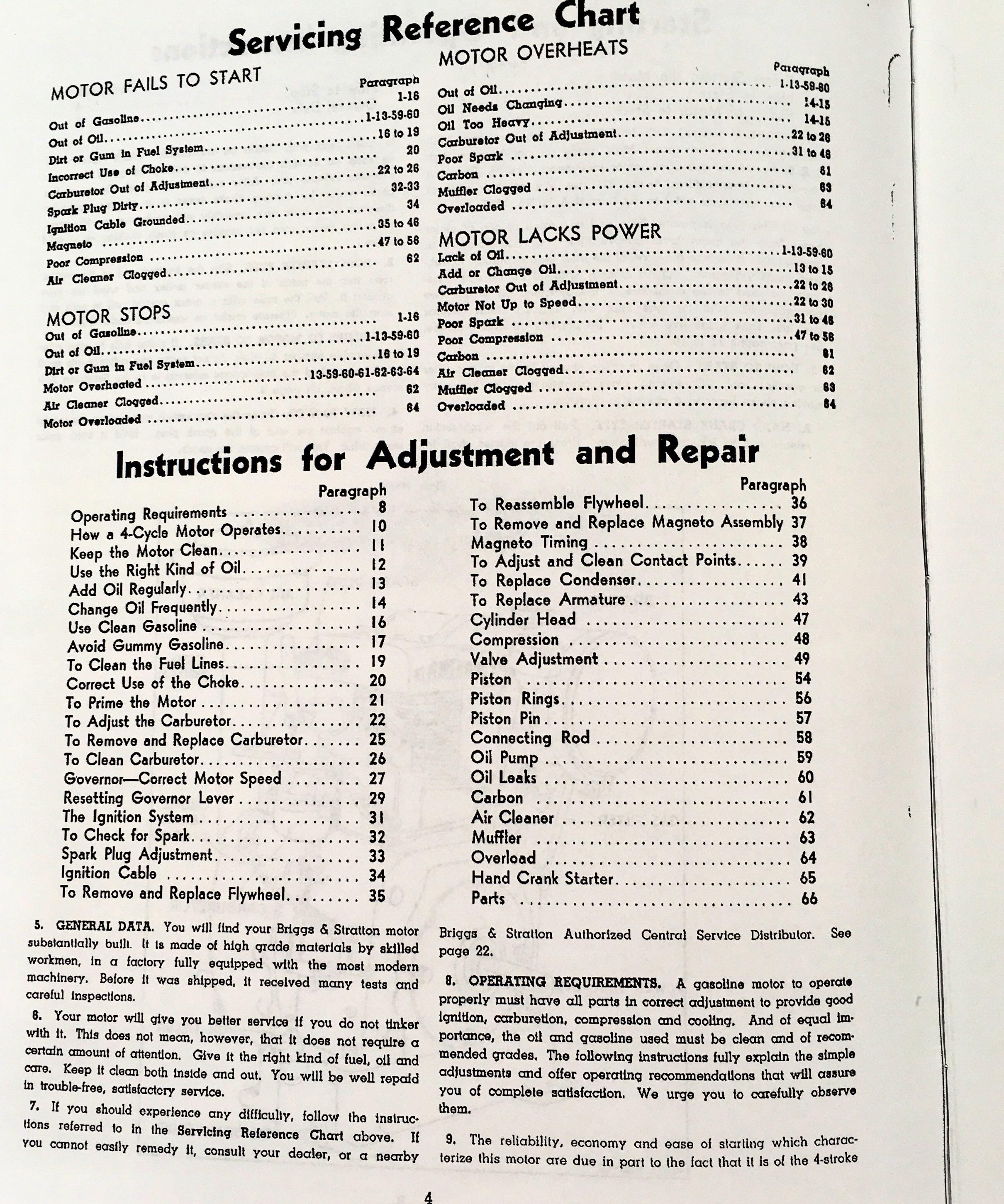 Briggs and Stratton Zz Zzl Engine Owners Operators Repair Service Parts Manual &amp; - Etsy