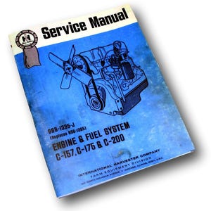 International C-157 Gas Engine 4500A 4500B Forklift Service Shop Repair Manual