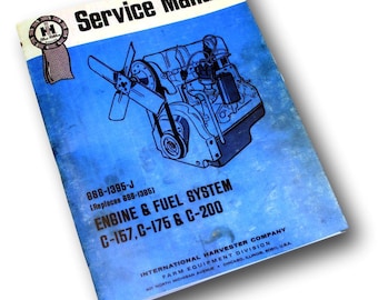 International C-157 Gas Engine 4500A 4500B Forklift Service Shop Repair Manual