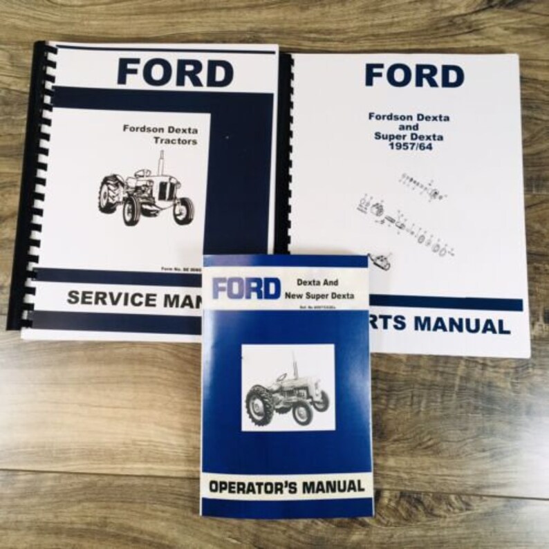 thumbnail image 2 of Peaceful Creek Ford/Fordson Dexta Super Dexta Tractor Service & Operators Manual Set 2 of 6