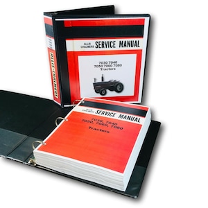 Allis Chalmers 7030 7040 7050 7060 7080 Tractor Service Manual Repair Shop Book