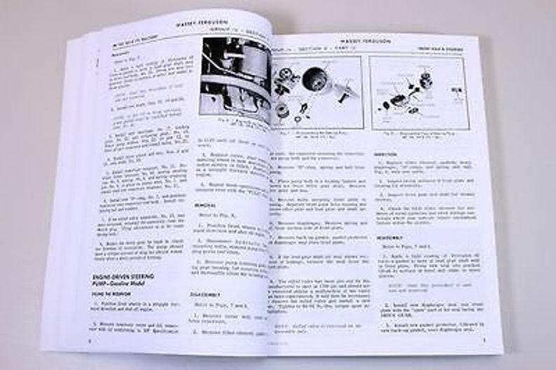 Fsm 135 Massey Ferguson 135 Tractor Factory Service Manual Repair - Etsy