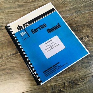 International Td14 Td18 Td20 Crawler Tractor Dozer Diesel Engines Service Manual