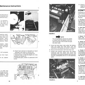 White Yard Boss T-112 W 42&quot; Mower Parts Catalog Operators Instruction Manual
