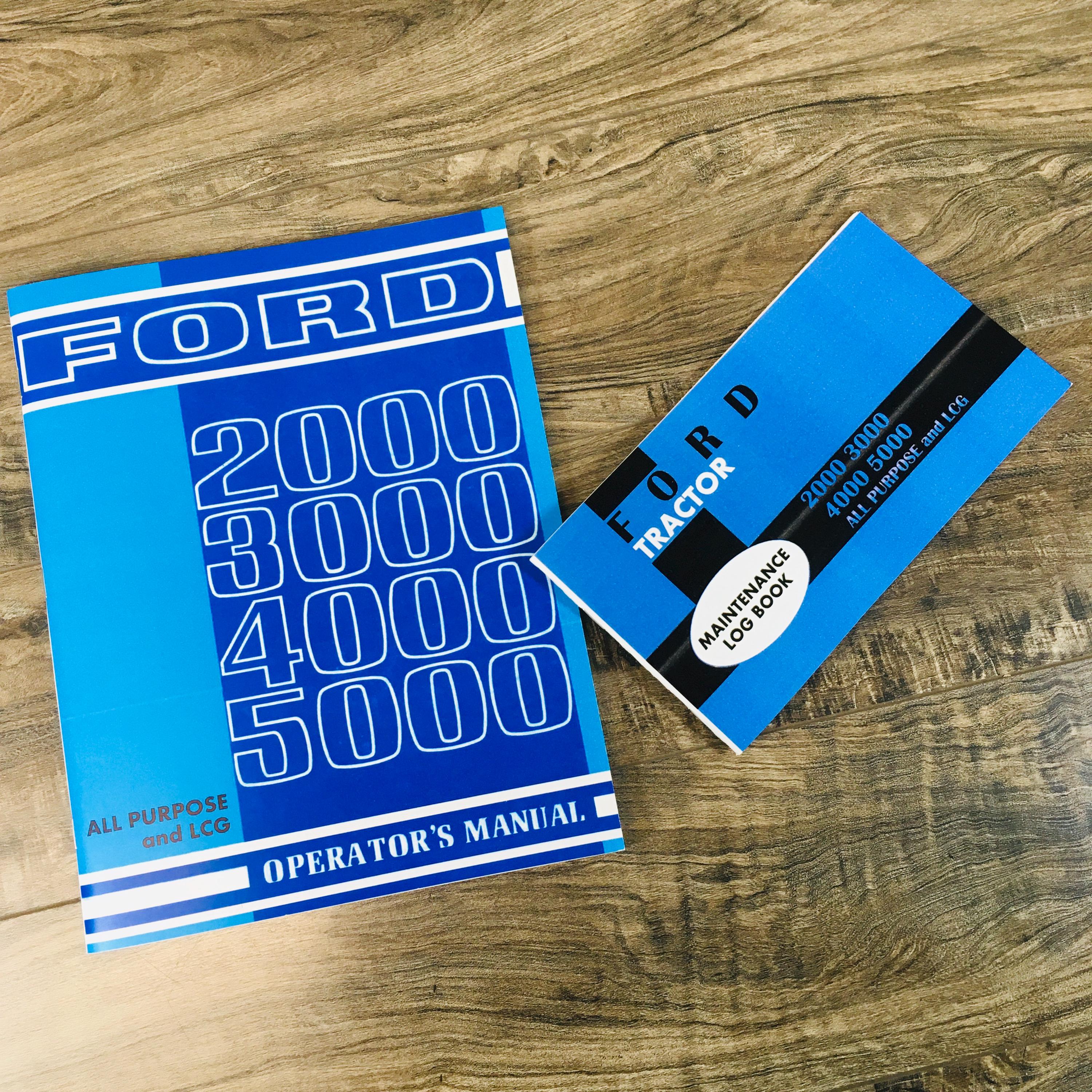 1962-1964 Ford 2000 & 4000 All-Purpose Tractor Owners Manual – Reproduction, USA Made