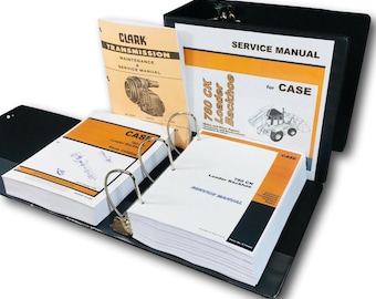 Case 780 Ck Loader Backhoe Service Manual Parts Catalog Set Shop Repair 780Ck