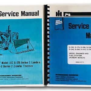 Set International Dresser 100 Series C 100C Crawler Loader Service Repair Manual