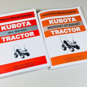 Kubota B7200Hst B7200Hste B7200Hstd Tractor Service Transmission Repair Manual