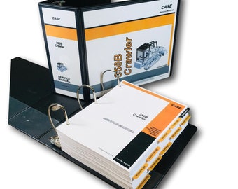 Manuale di riparazione e assistenza per caricatore bulldozer cingolato Case 350B - Libretto tecnico di officina