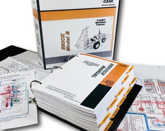 Case 580B 580Ck B Tractor Loader Backhoe Service Repair Manual Shop Book Repair