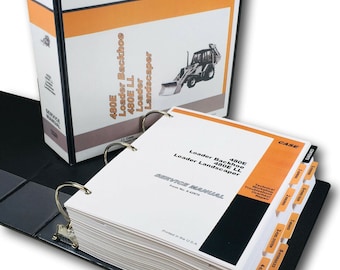 Case 480E Tractor Loader Backhoe 480E Ll Landscaper Service Manual Repair Shop