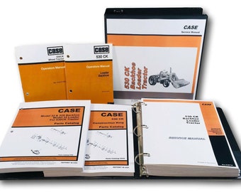 Case 530Ck Tractor Loader Backhoe Service Parts Operators Manual Catalog Shop