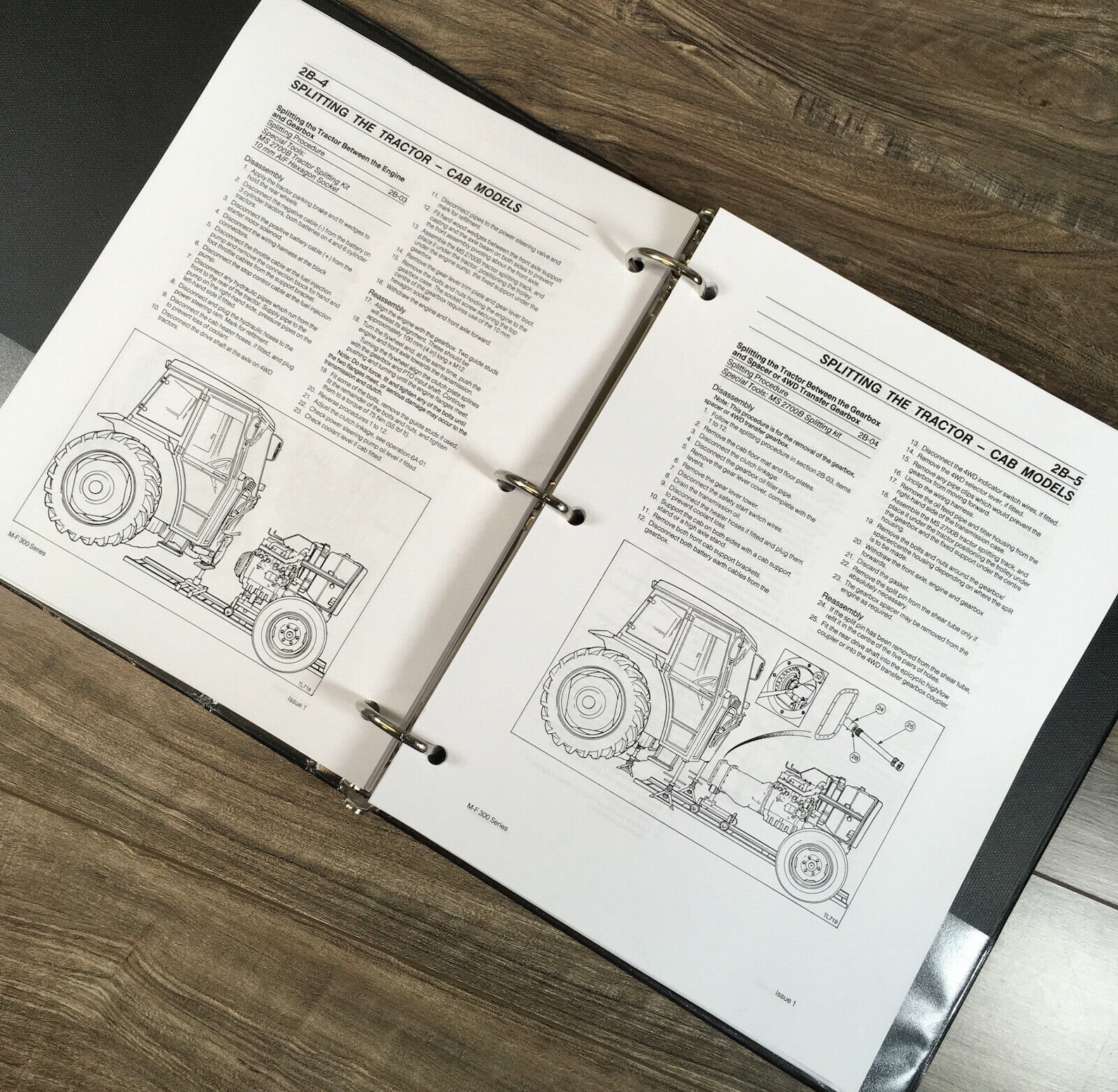 Massey Ferguson 390T 398 399 Tractor Service Manual Repair Technical ...