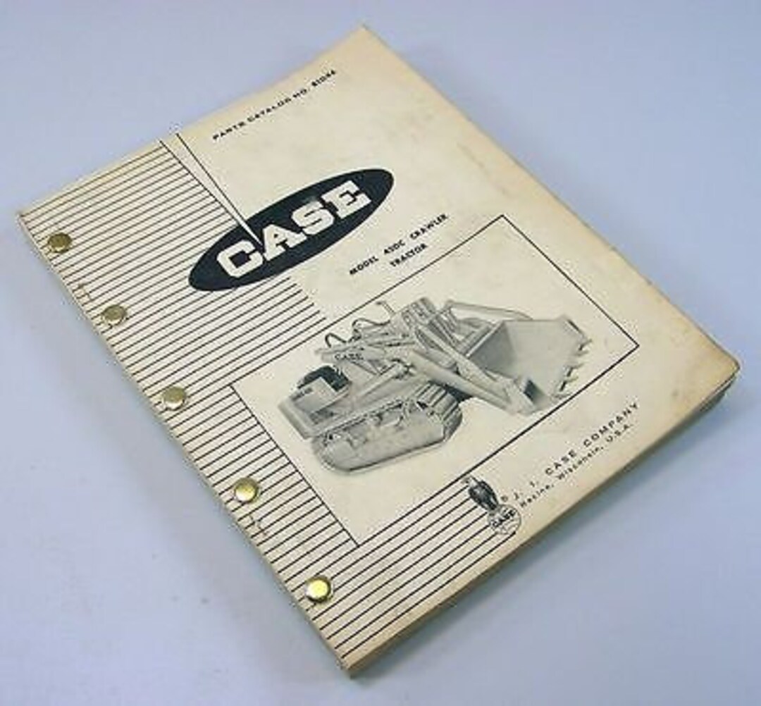 Case Terratrac 420C Crawler Tractor Bulldozer Parts Manual Catalog