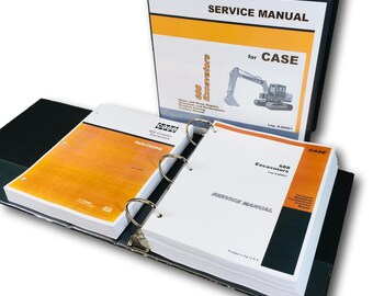 Case 688 Crawler Excavator Service Repair Manual Parts Catalog PIN Before 11601