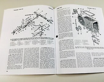 Ford Tractor Assembly Manual and Service Parts Catalog Models 9N, 2N, 8N 1939-1952