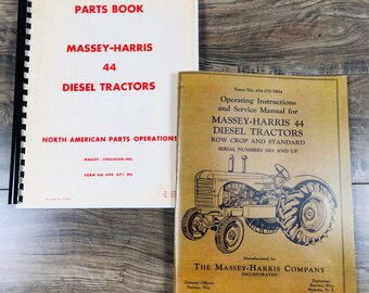 Massey Ferguson TO-20 Tractor Manual Set - Service, Repair, Operators & Parts (Peaceful Creek)