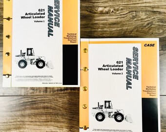 Case 621 Articulated Wheel Loader Service Repair Manual Shop Book Payloader