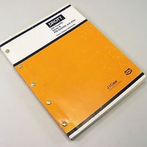 Drott Case 250 Travelift Series B Pin 6206306 Parts Manual Catalog Exploded View