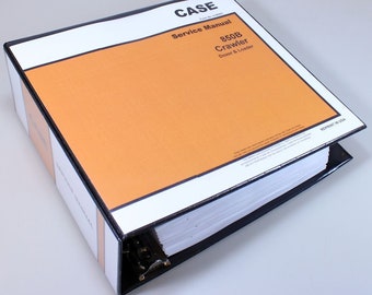 Case 850B Crawler Dozer + Loader Service Manuale tecnico Officina di riparazione in Binder