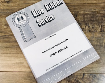 International 240 300 330 340 350 Tractor Harlo Forklift Service Manual Repair