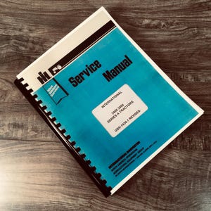 International 3500 Series A 3500A Tractor Service Repair Shop Manual Technical